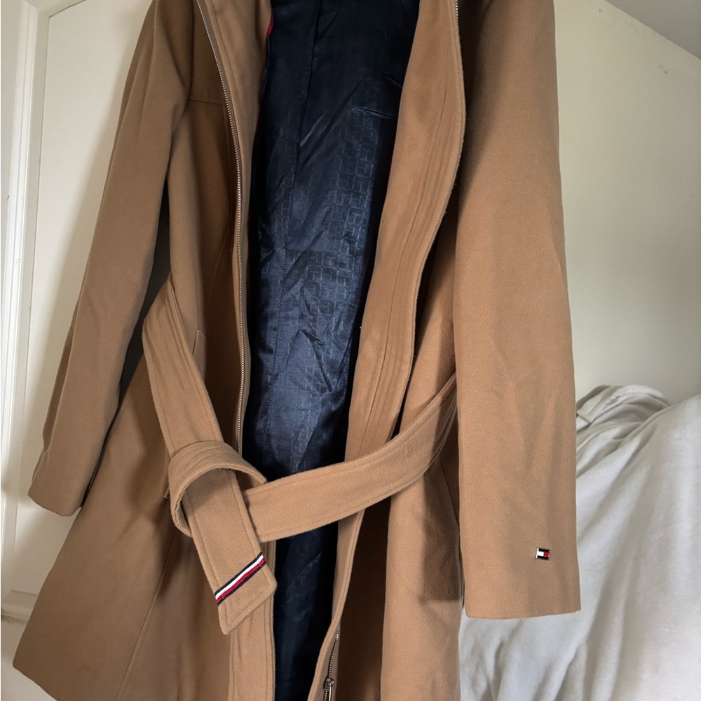 Men's Tan Belted Coat